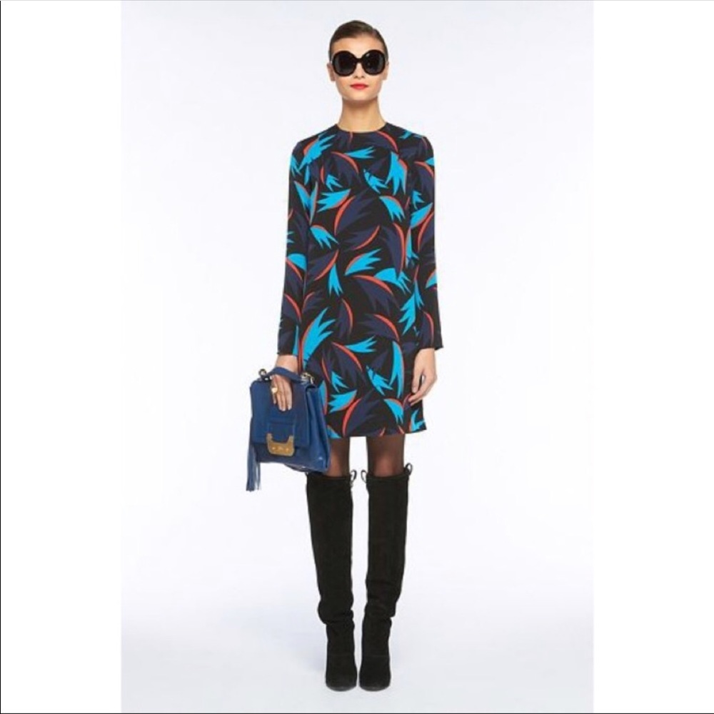 DIANE VON FURSTENBURG Silk Dress size 6 EUC